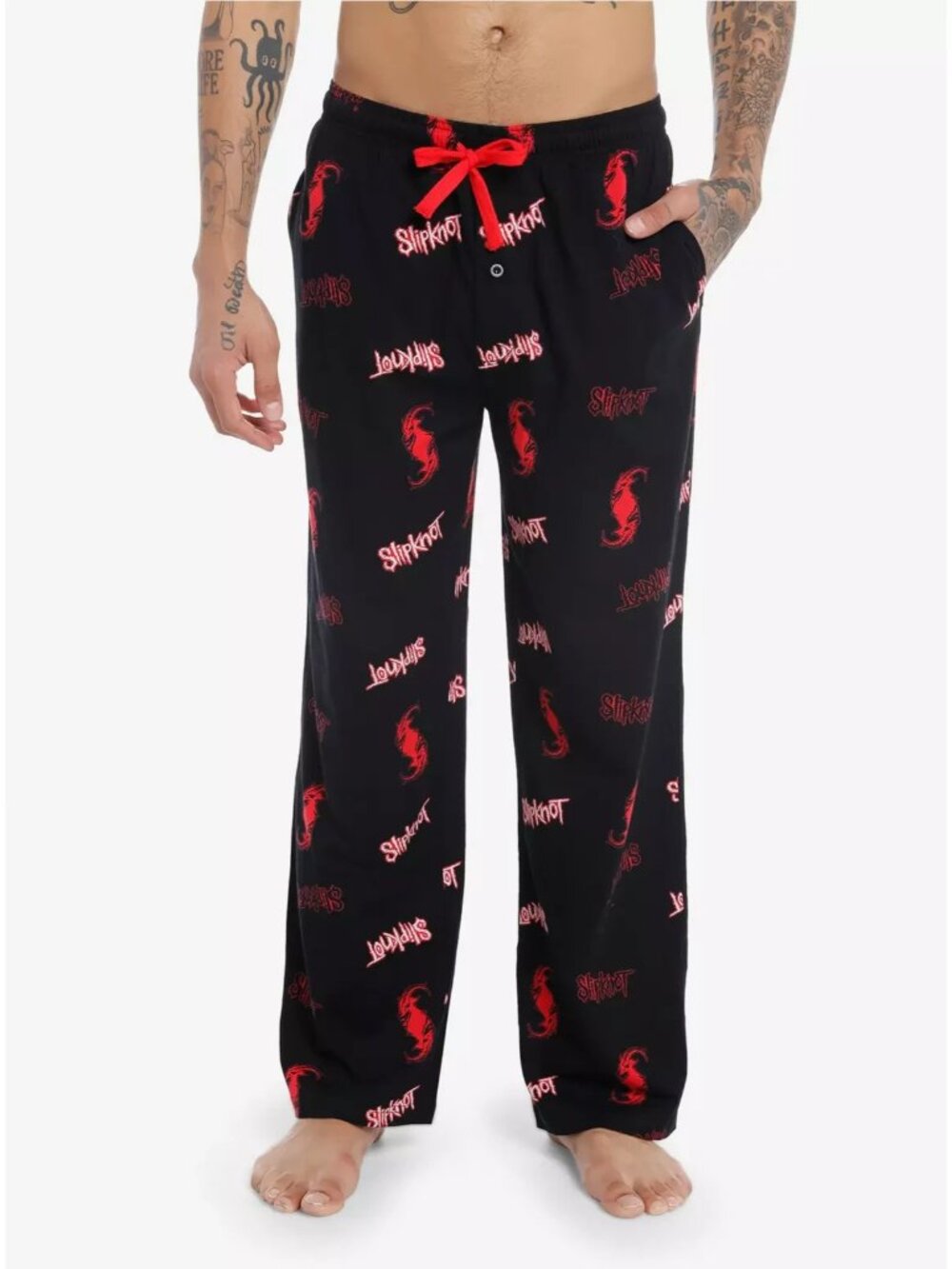 Slipknot Goat Logo Pajama Pants LARGE 36-38 New